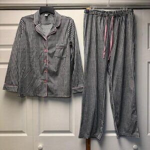 Steve Harvey Women's Hounds Tooth PJ Set - Sz S